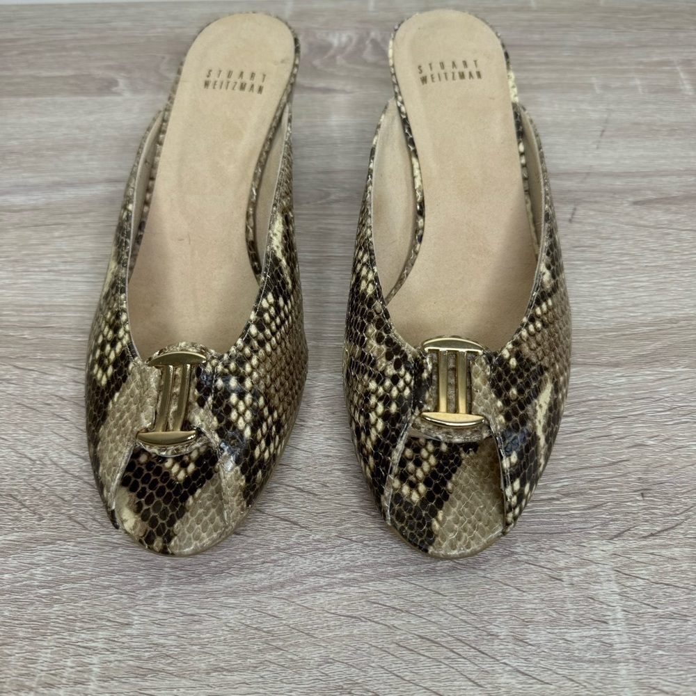 Stuart Weitzman Python Sandal Size 9 - image 6